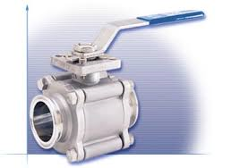 1” Tri-Clamp Inlet/Outlet Ball Valve